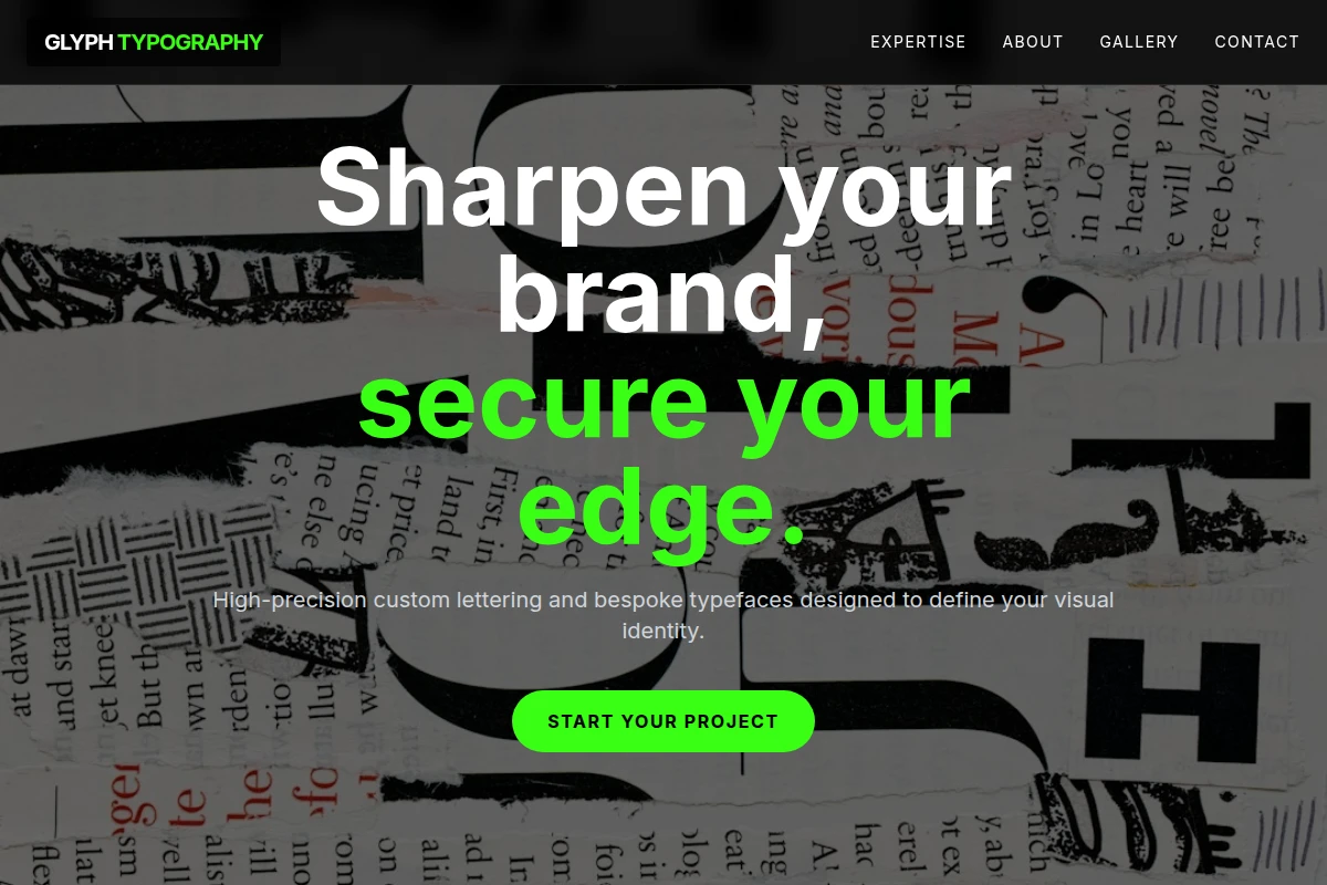 Glyph Typography