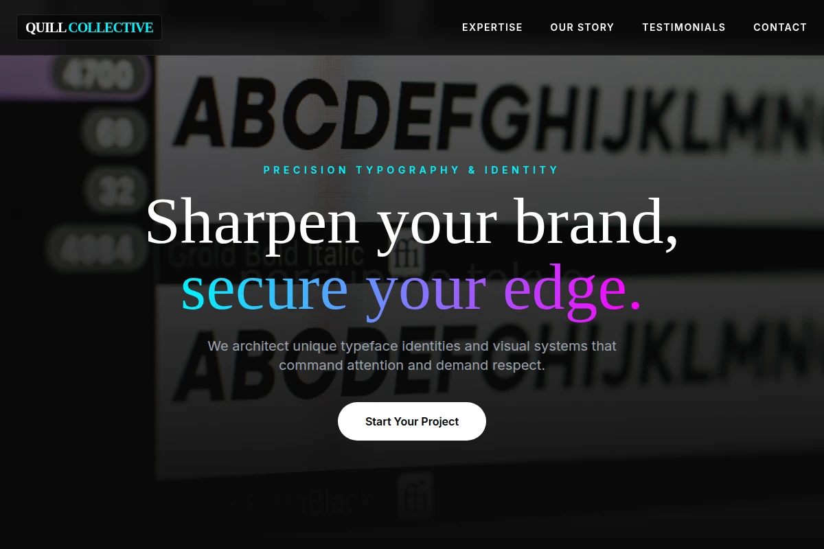Quill Typography