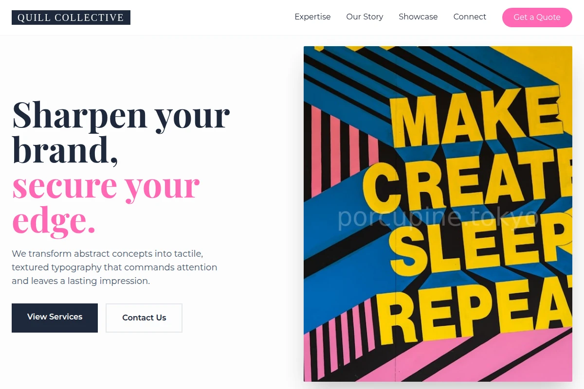 Texture Typography
