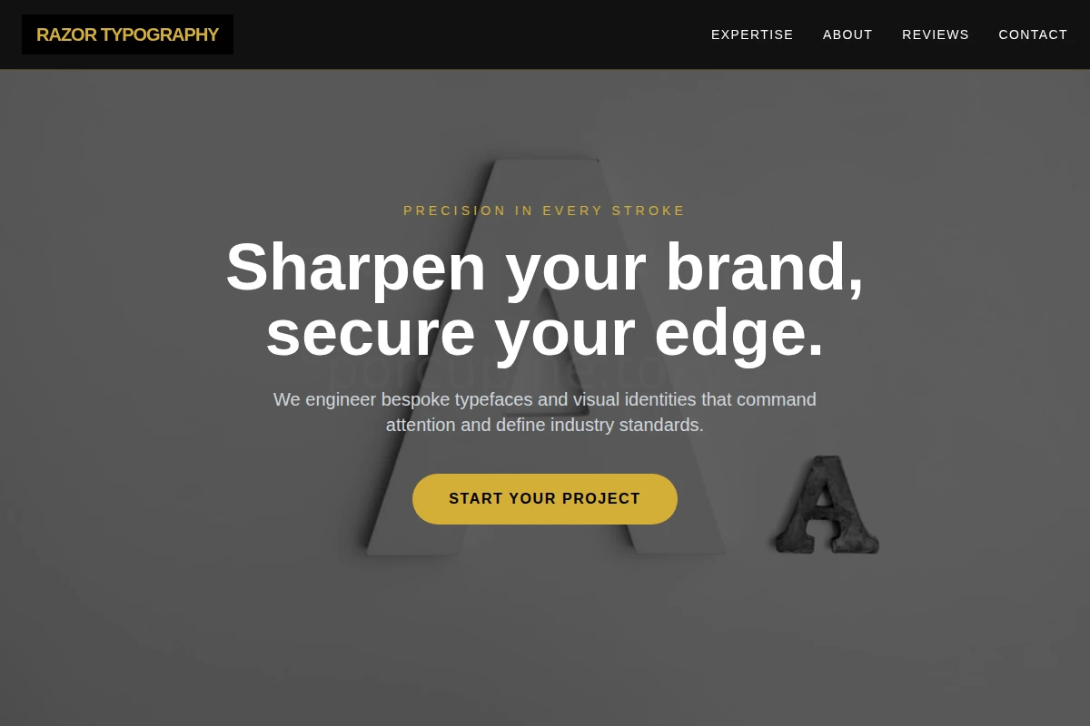 Razor Typography