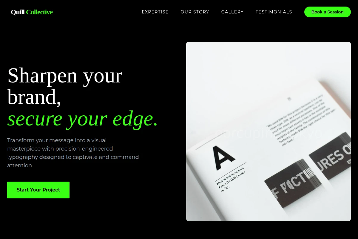 Motif Typography