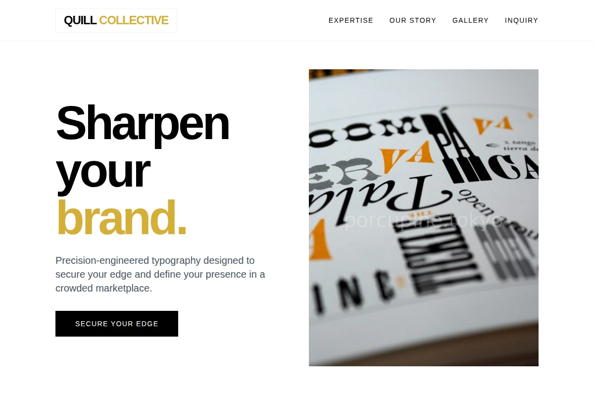 Identity Typography