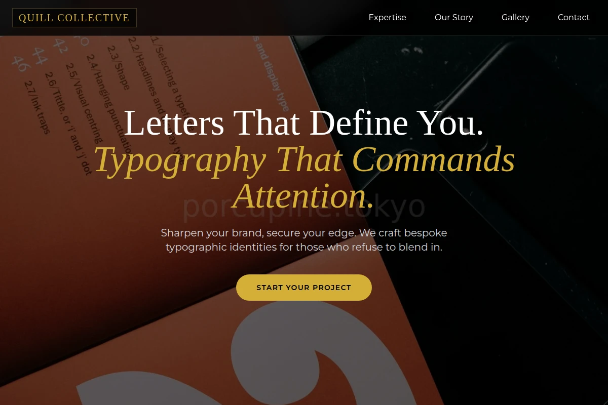 Unique Typography